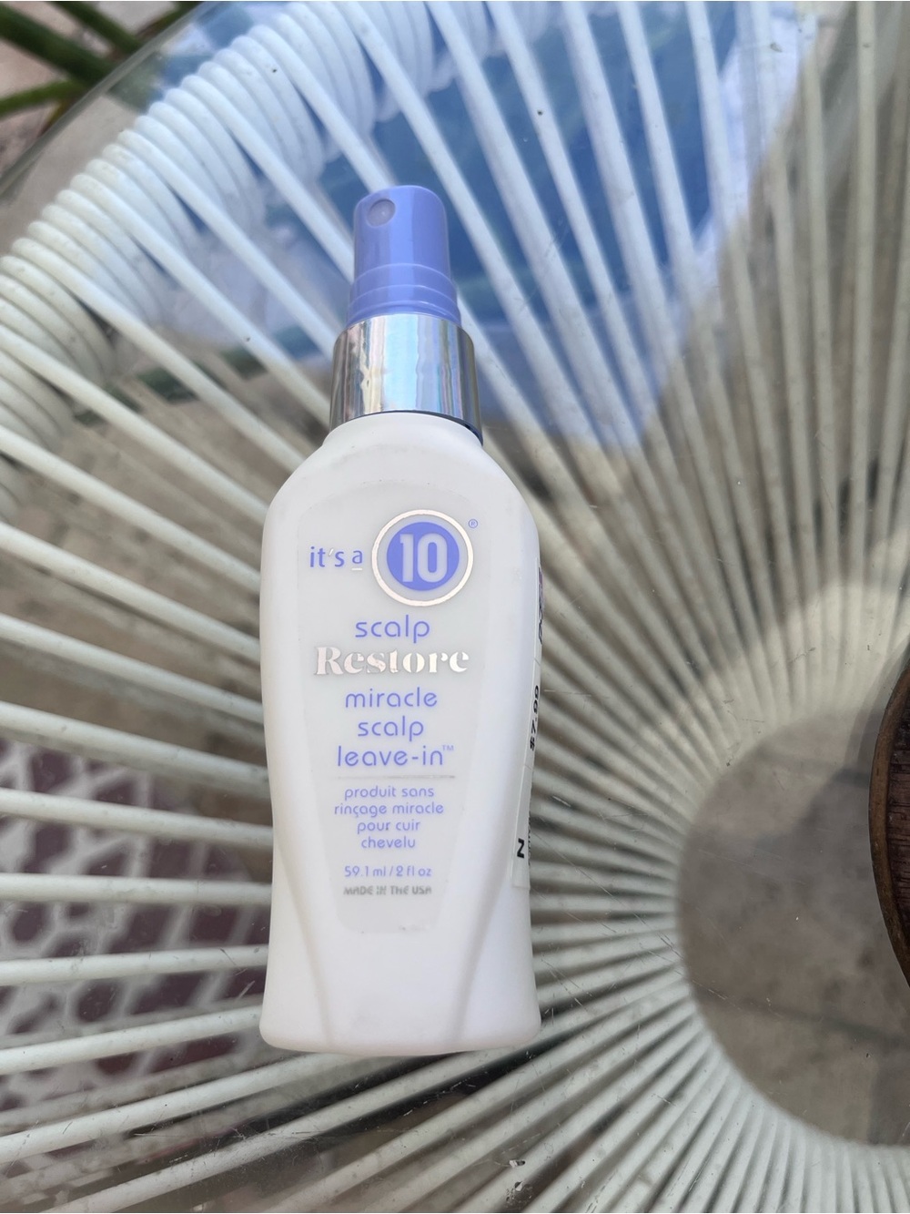 Scalp Restore Miracle Scalp Leave-In Spray - Lavender/White it’s a 10